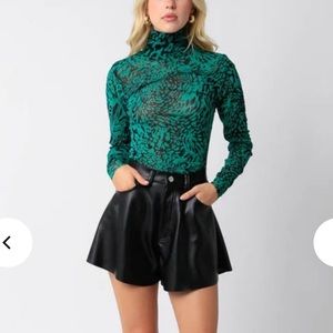 Tandy Wear Riley PU Shorts